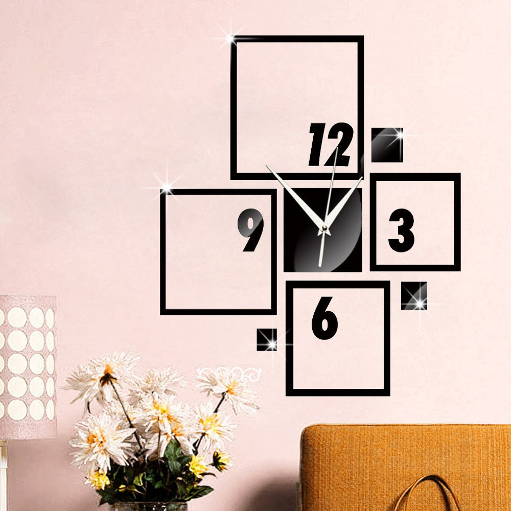 Acrylic decor clock