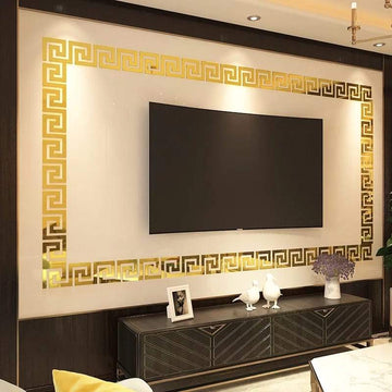 Versace Style Acrylic mirror Border Strips