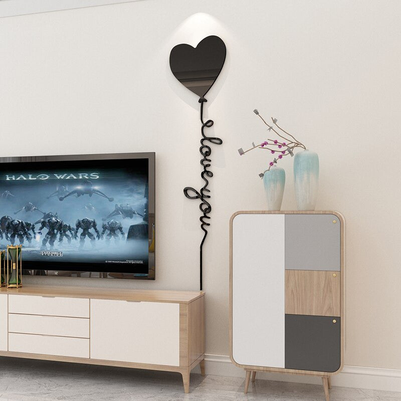 Love You Design Acrylic Wall Art