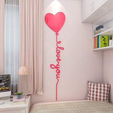 Love You Design Acrylic Wall Art