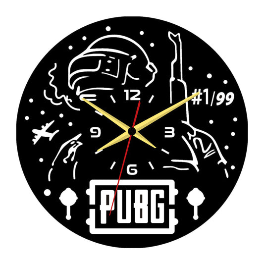 Pubg Acrylic Clock